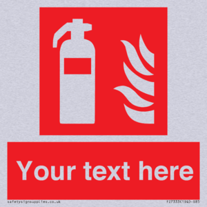 Custom Fire extinguisher Sign